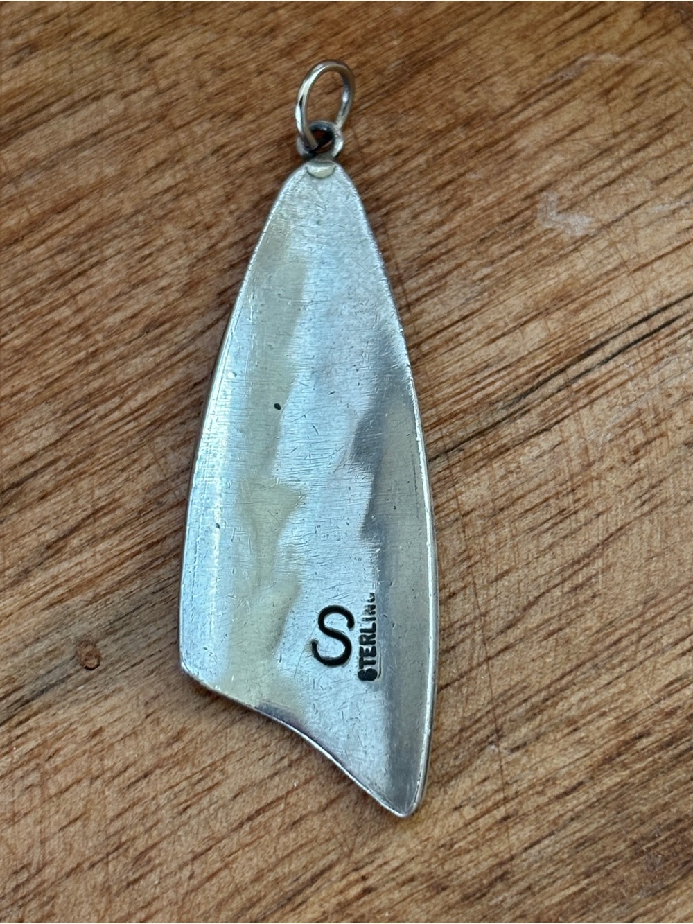 Vintage Native American Signed Sterling Kokopelli Pendant - 2” long - Picture 7 of 10